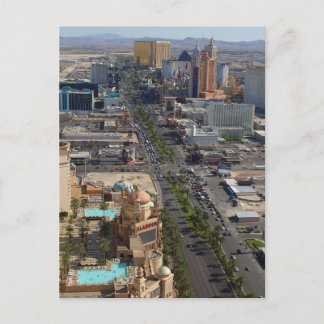Las Vegas Eiffel Tower Strip Postkarte