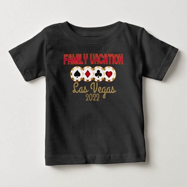 Las Vegas Familienurlaub Gruppe Matching  Baby T-shirt (Vorderseite)