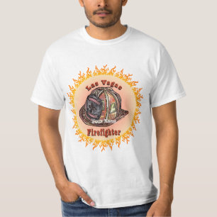 Las Vegas Firefighter benutzerdefinierter T - Shir T-Shirt