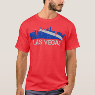 Las Vegas Flag Skyline Nevada T-Shirt