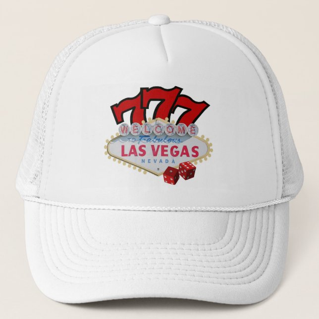 Las Vegas Gambler's Lucky Cap Truckerkappe (Vorderseite)