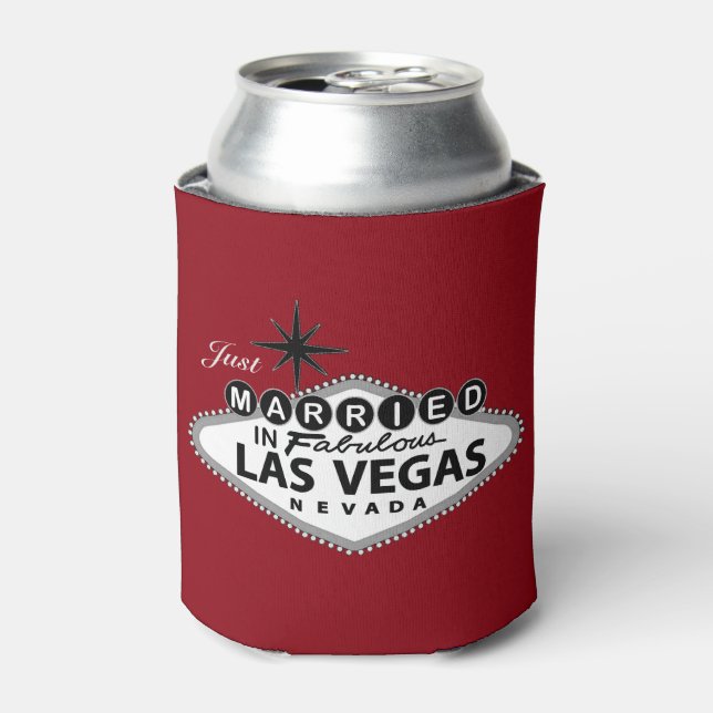 Las Vegas Gastgeschenk Hochzeit Custom Can Cooler Dosenkühler (Kanne Vorderseite)