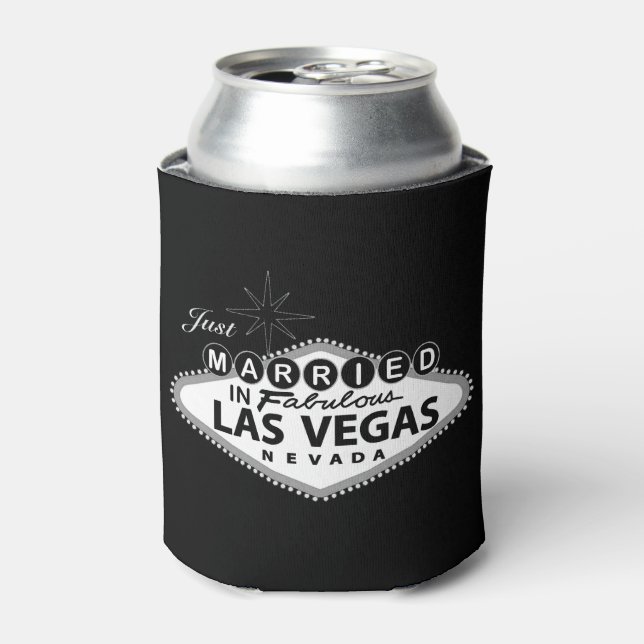 Las Vegas Gastgeschenk Hochzeit Custom Can Cooler Dosenkühler (Kanne Vorderseite)