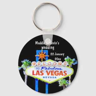 Las Vegas Gastgeschenk Hochzeit Schlüsselanhänger