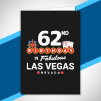 Las Vegas Geburtstagsfeier - 62. Geburtstag in Veg