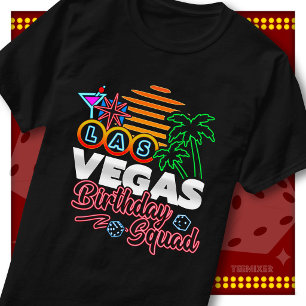 Las Vegas Geburtstagsfeier Retro Sonnen Geburtstag T-Shirt