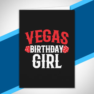 Las Vegas Geburtstagsfeier Vegas Geburtstagsmädels Karte