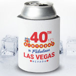 Las Vegas Geburtstagsparty - 40. Geburtstag in Veg Dosenkühler<br><div class="desc">Planen Sie Ihren 40. Geburtstag in Vegas? Das Welcome to Las Vegas signiert style design ist die perfekte Möglichkeit für einen 40-jährigen mit einer Geburtstagsparty in Vegas zu feiern! Ideal für einen Mädchenausflug oder eine Geburtstagskolade, die nach Vegas zu einem Wochenende- oder Urlaubsaufenthalt kommt. Die Sehenswürdigkeit "40. Geburtstag in Fabulous...</div>