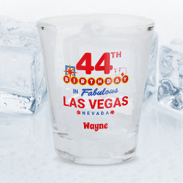 Las Vegas Geburtstagsparty - 44. Geburtstag Schnapsglas