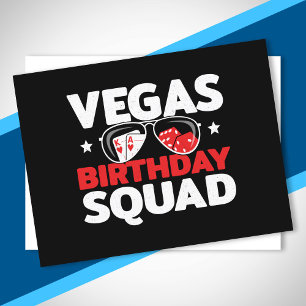 Las Vegas Geburtstagsparty-Geschenk Geburtstagskol Postkarte