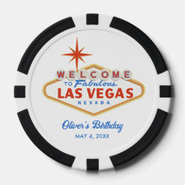 Las Vegas Geburtstagsparty Gunst Poker Chip
