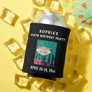 Las Vegas Geburtstagsparty Trip Gefallen Dosenkühler