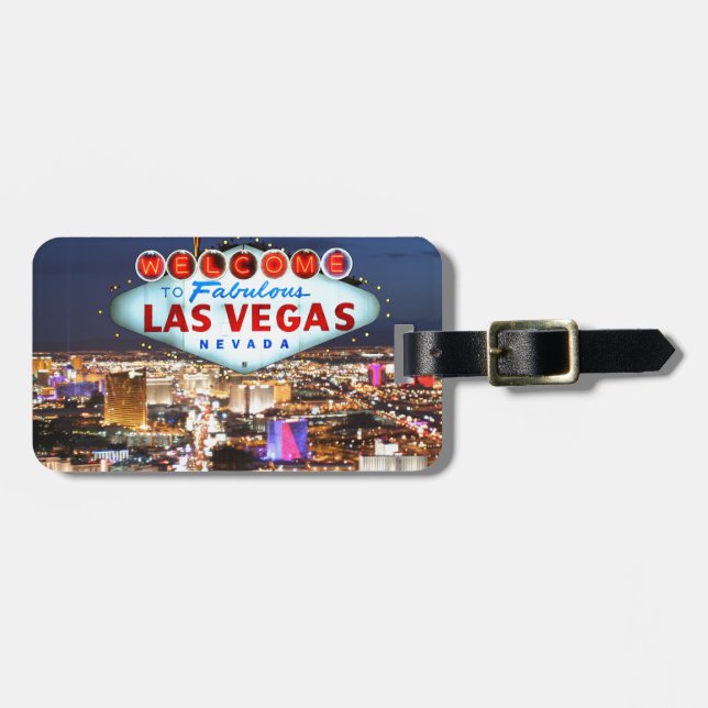 Las Vegas Geschenke Gepäckanhänger (Vorderseite horizontal)
