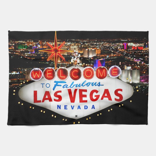 Las Vegas Geschenke Handtuch (Horizontal)
