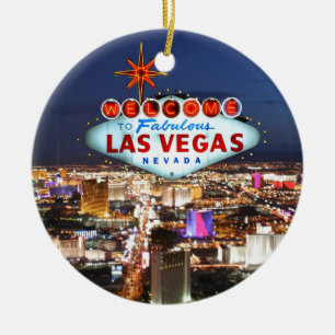 Las Vegas Geschenke Keramik Ornament
