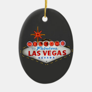 Las Vegas Geschenke Keramikornament