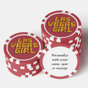 Las Vegas Girl Pokerchips