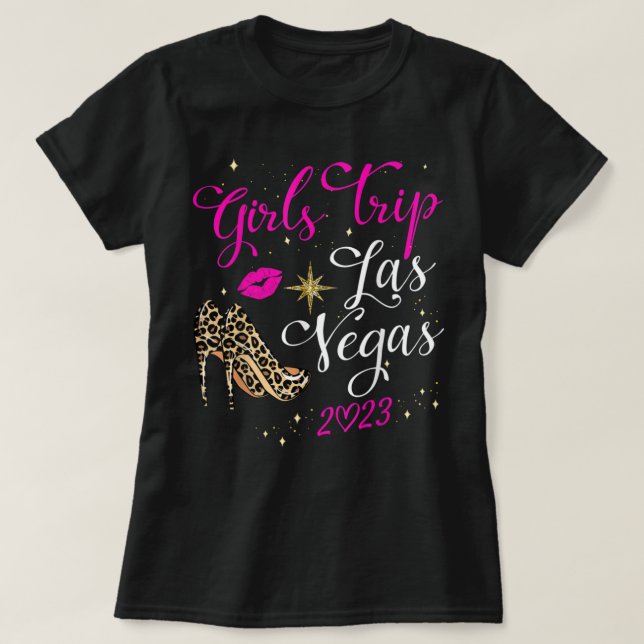 Las Vegas Girls Trip 2023 Shirts für Frauen Birthd (Design vorne)