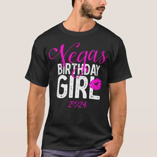 Las Vegas Girls Trip 2024 Shirts Girls Vegas Birth (Vorderseite)