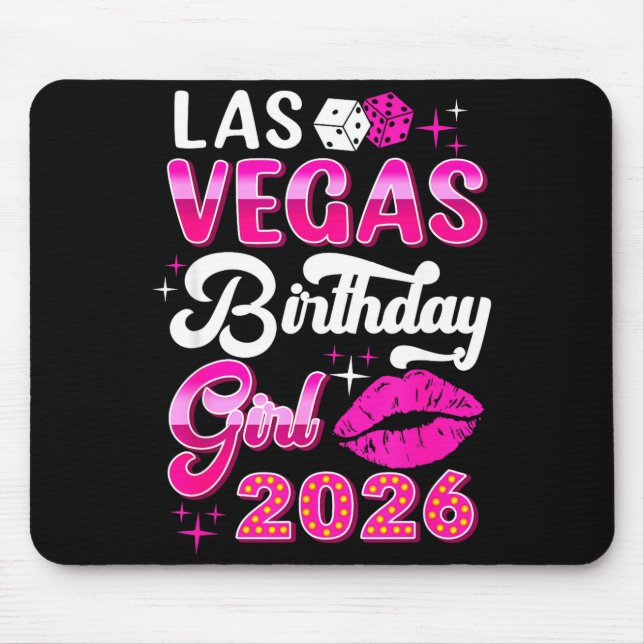 Las Vegas Girls Trip 2026 Cruise Trip Matching Bir Mousepad (Vorne)
