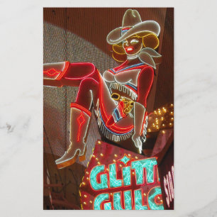 Las Vegas Glitzer Gulch Briefpapier