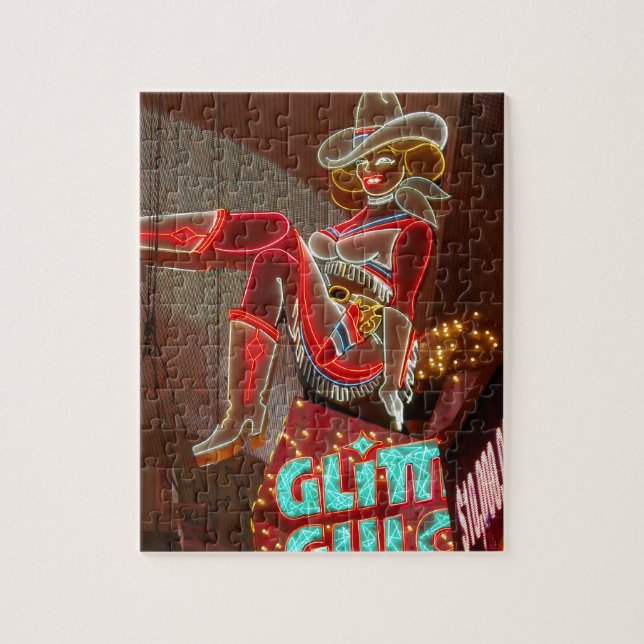 Las Vegas Glitzer Gulch Puzzle (Vertikal)
