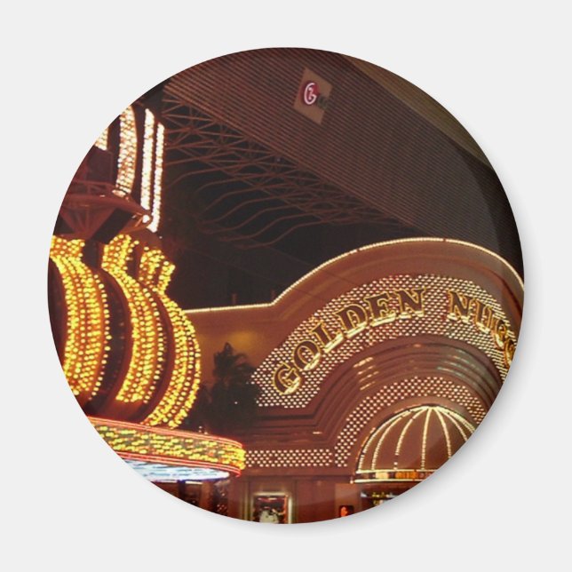 Las Vegas Golden Nugget Magnet (Vorne)