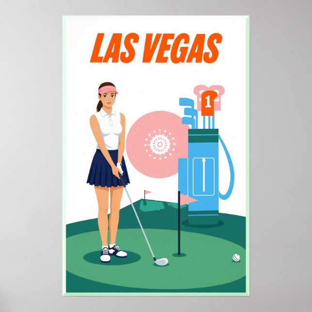 Las Vegas Golf poster (Vorne)