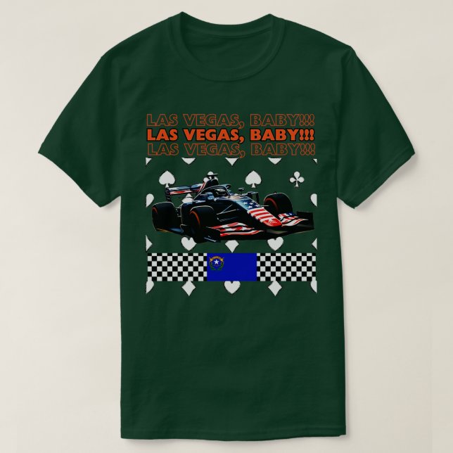 Las Vegas Grand Prix Formel 1 Nevada USA T-Shirt (Design vorne)
