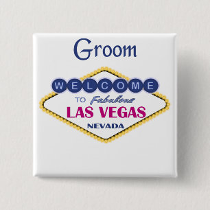 Las Vegas Groom Button