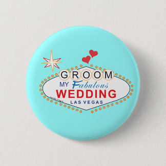 Las Vegas Groom Button