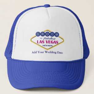 Las Vegas Groom Hat. Truckerkappe