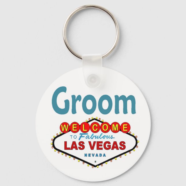 Las Vegas Groom Schlüsselanhänger (Vorderseite)