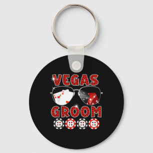 Las Vegas Groom Wedding T-Shirt Bachelor Party Sta Schlüsselanhänger