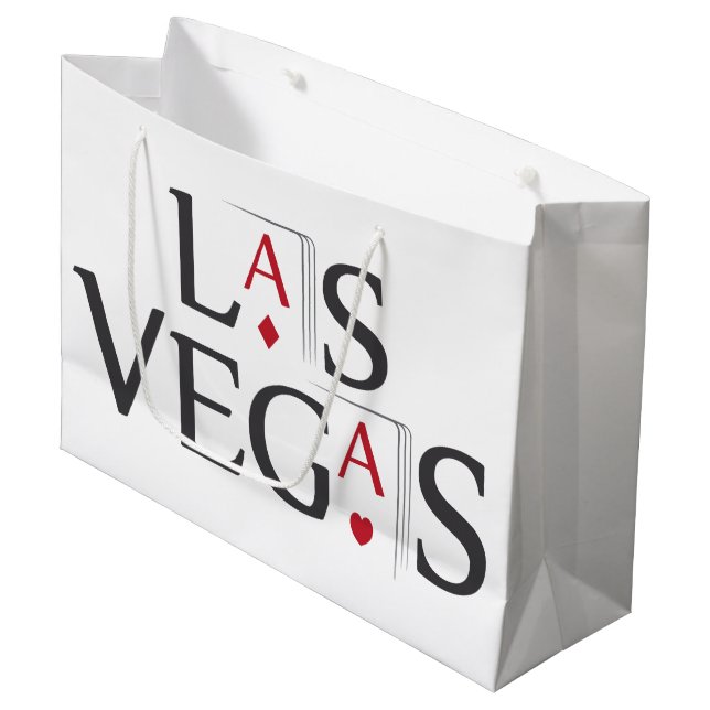Las Vegas Große Geschenktüte (Vorderseite Schrägansicht)