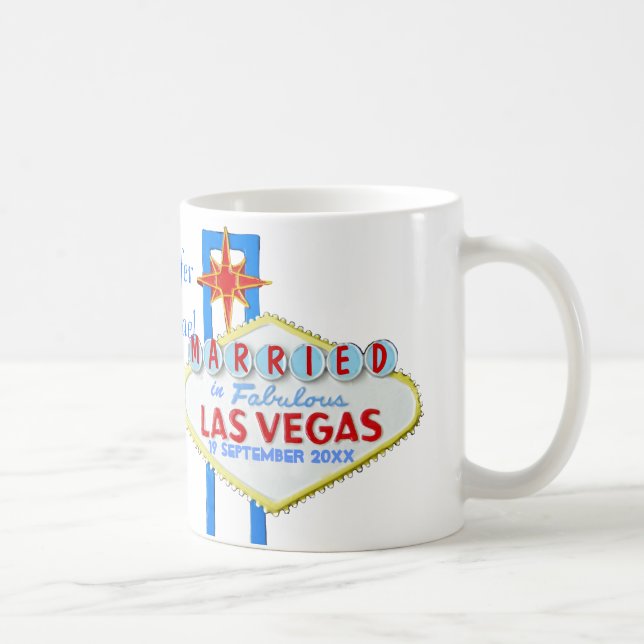 Las Vegas-Heirat-Feier Kaffeetasse (Rechts)