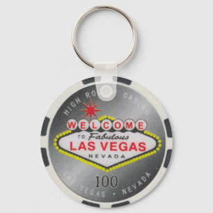 Las Vegas High Roller $100 Poker Chip Schlüsselanh Schlüsselanhänger