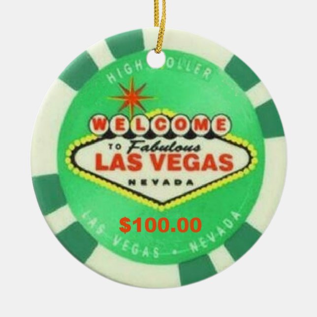 Las Vegas High Roller Ornament (Vorne)