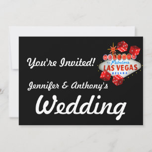 Las Vegas Hochzeit Einladung