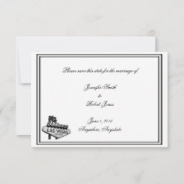 Las Vegas Hochzeit in Urlaubsort Save the Date