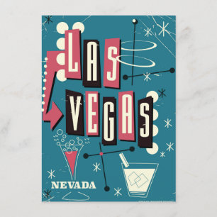 Las Vegas Hochzeit Nevada Vintage Reiseplakat Einladung