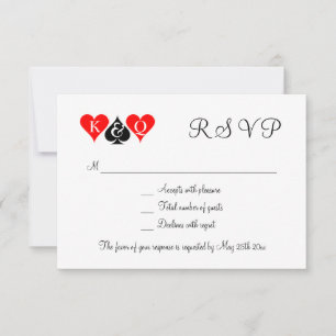 Las Vegas Hochzeit Thema UAWG Hochzeitkarten RSVP Karte