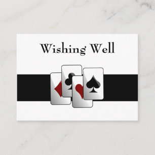 Las Vegas Hochzeit wünscht gute Karten