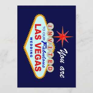 Las Vegas Hochzeits Einladung