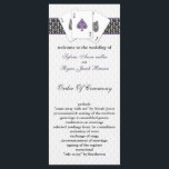 Las Vegas Hochzeitsprogramme<br><div class="desc">lila Las Vegas Hochzeitsprogramme mit 3 Asätzen und einer Touch Damast .Matching Produkte auch erhältlich</div>