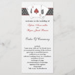 Las Vegas Hochzeitsprogramme Programm<br><div class="desc">Red Las Vegas Hochzeitsprogramme mit 3 Asse und einer Touch Damast .Matching Produkte auch erhältlich</div>