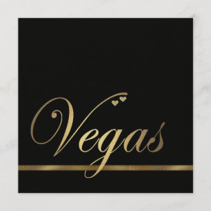 Las Vegas Hochzeitsvorlage Einladung