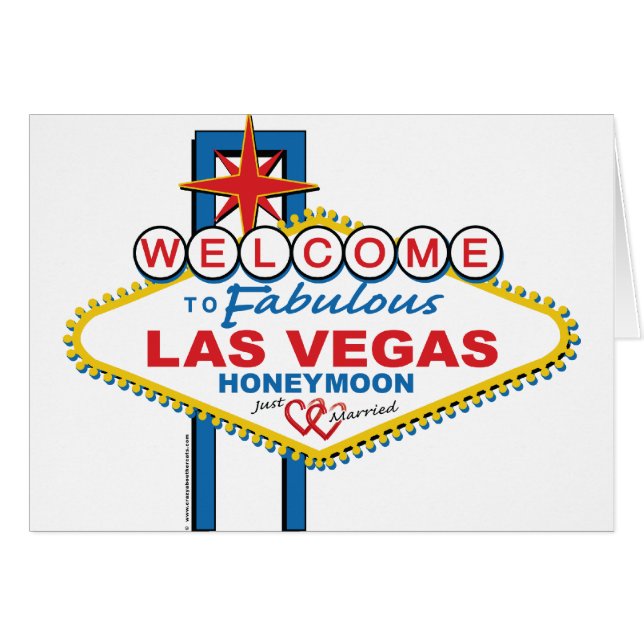 Las Vegas Honeymoon Retro (Vorderseite (Horizontal))