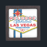 Las Vegas Honeymoon Retro Kiste<br><div class="desc">Las Vegas Honeymoon Design</div>