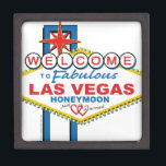 Las Vegas Honeymoon Retro Kiste<br><div class="desc">Las Vegas Honeymoon Design</div>